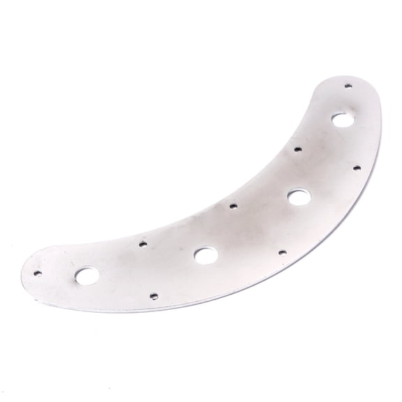 ORDDIART 1Set Chrome Silver Guitar Accessories Bass Control Plate Guitar Parts 7.4 x 1.8 x 0.08 in