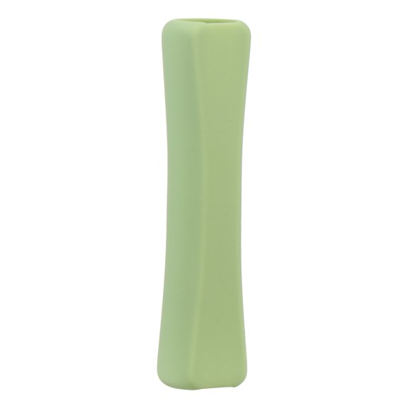 ORDDIART Green Silicone Pen Holder with Unique Design, Comfortable Grip, Perfect for Students, Office, and Home Use, 1 Set