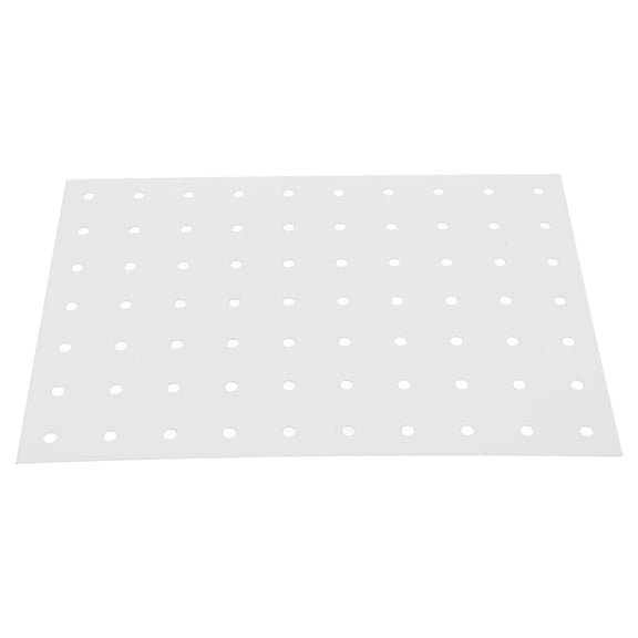SOPOTUTU White Metal Wall-Mounted Pegboard for Efficient Tool Storage and Workspace Organization, Easy Installation Included
