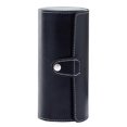 thumbnail image 1 of ORDDIART Portable Watch Pouch Cylindrical Black PU Case for Travel Preventing Sliding and Friction, 1 of 8