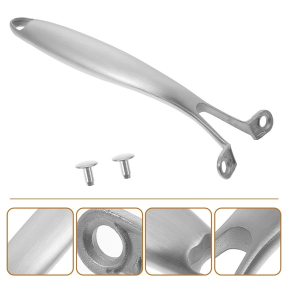 SOPOTUTU Detachable Stainless Steel Pan Handle for Easy Cleaning, Compatible with Multiple Cookware Types and Pots