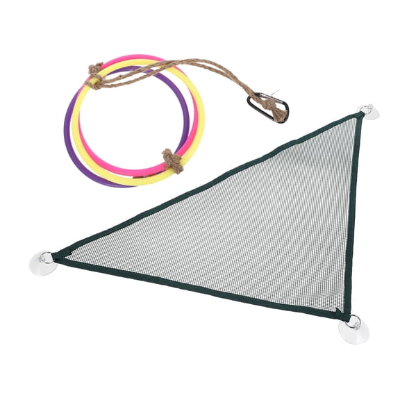 ORDDIART 1Set Easy Install Bearded Dragon Window Hammock for Natural Climbing Activity