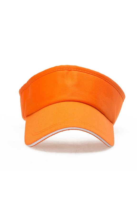 1Set Sun Visor Hat for Men and Women Cotton Material UV Protection Adjustable Strap 11.8x5.9x0.4in