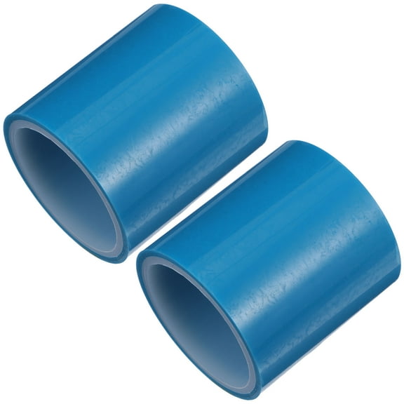 ORDDIART 2 Rolls Pet Blue Square Seamless Tapes for Epoxy Resin Making 1.97X1.97X0.04in