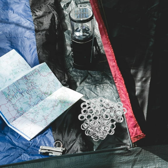 ORDDIART 200Pcs Round Iron Alloy Grommets Eyelets for Reinforcement and Fastening in Shoes Tents and Fabrics