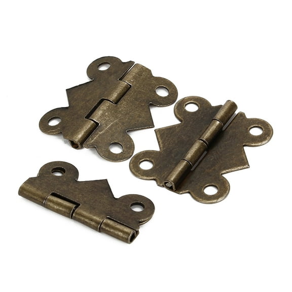 SOPOTUTU vintage Butterfly Hinges Iron Hinge Function for Cabinet Drawer 20pcs