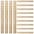 thumbnail image 1 of SOPOTUTU 26-Piece Wooden Ruler Set Chocolate Color for Tailoring Sewing Measuring Tools, 1 of 8