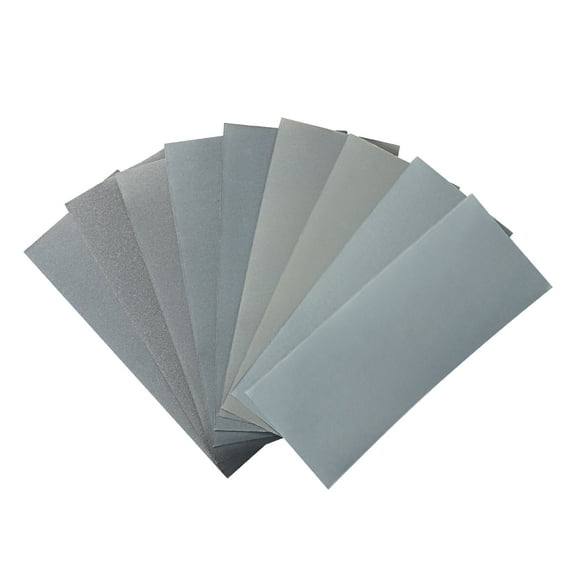 ORDDIART 27Pcs Sanding Paper for Wood Automotive Sanding Polishing Plastic Glass 400-3000 Grit 22.5x9.3in
