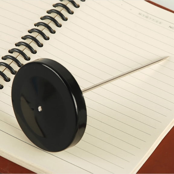 SOPOTUTU Black Rod Bill Holder for Desk, 2PCS Metal Receipt Organizer