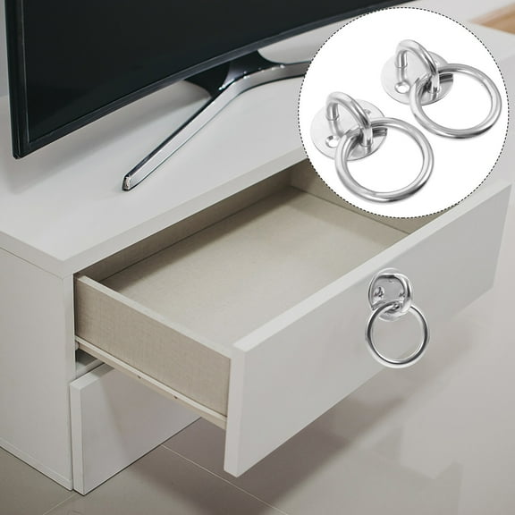 ORDDIART 2Pcs Ceiling Mount Anchor Hook for Heavy Duty Mounting Hardware Round Shape 2.55X1.97X1.38In