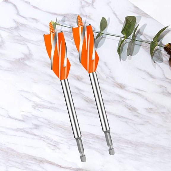 SOPOTUTU 2-Pack Self-Centering Hinge Drill Bit Set Carbon Steel Woodworking Tools for Home and Projects