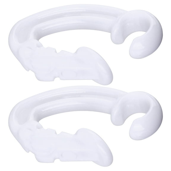 SOPOTUTU White Earphone Clips Portable Anti-Lost Holder for Secure and Convenient Use with Earbud Accessories