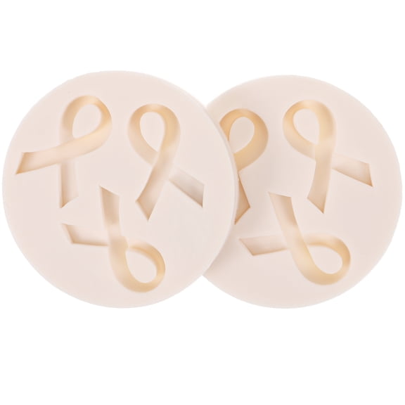 ORDDIART 2Pcs Fondant Ribbon Shape Heat Flexible For Baking Chocolate Cookie Gelatins Sugar Paste