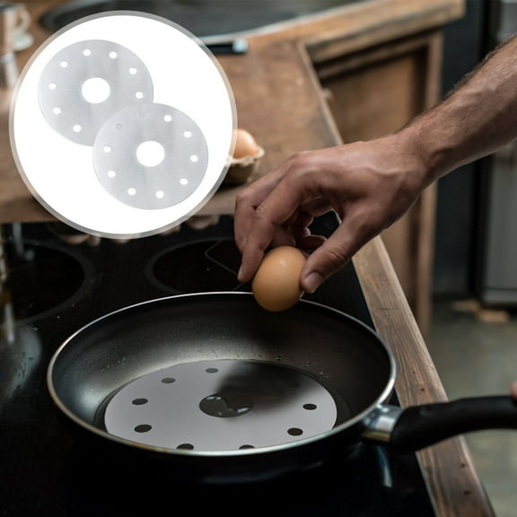 ORDDIART 2Pcs Heat Diffuser Disc Square Stainless Steel for Induction Cooker Home Use and Restaurant Picnic