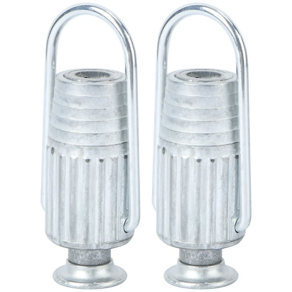 ORDDIART 2-Pack Heavy Duty Aluminum Clothesline Tightener Pulley, Laundry Rope Tensioner for Outdoor Washing Line 11.8x7.9x3.9in