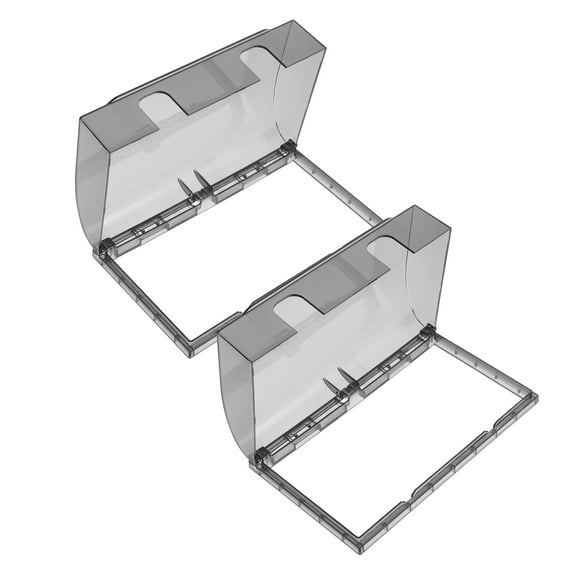 ORDDIART 2Pcs Weatherproof Socket Outlet Cover for Kitchen and Bathroom