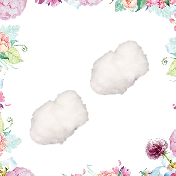 ORDDIART 2 Pieces White Cloud Hanging Decorations with Simulation Cotton for Ceiling Wedding Party Props