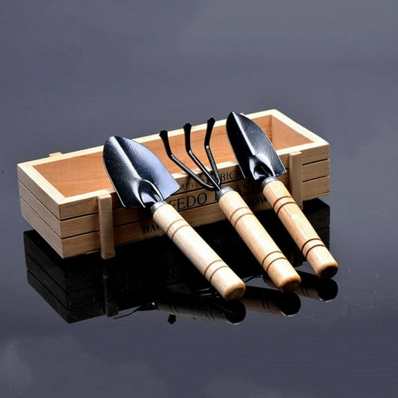ORDDIART 2Pcs Wooden Garden Transplanting Tools For Weeding And Digging Ideal For Indoor And Outdoor Gardening