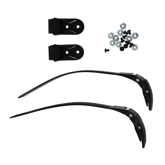 ORDDIART 2Set Black PVC Roller Skate Accessories Simple Design for Sports Activities