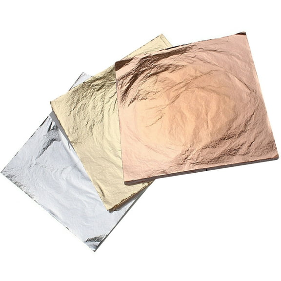 ORDDIART 300Pcs Imitation Gold Foil Sheets For Diy Art Crafts And Furniture Decoration