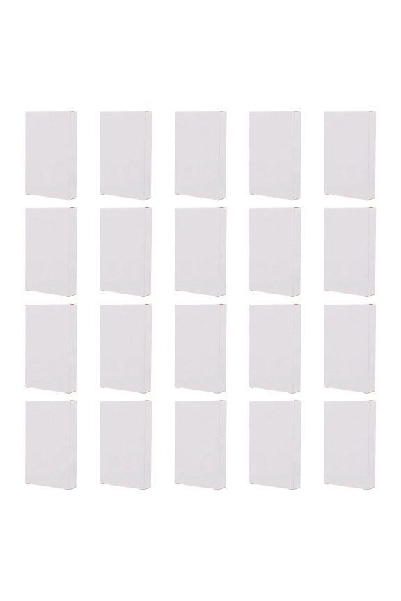 30pcs Storage Boxes Flat Packaging Cartons Compact Cardboard Organizers for Home Office and Crafts