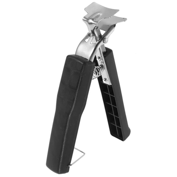 SOPOTUTU Black Kitchen Dish Tongs - Gripper Tool for Easy Dish Cleaning, Handling, and Storage Convenience