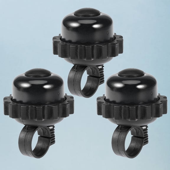 SOPOTUTU 3-Pack Aluminum Alloy Rotating Bike Loud Accessories in Black