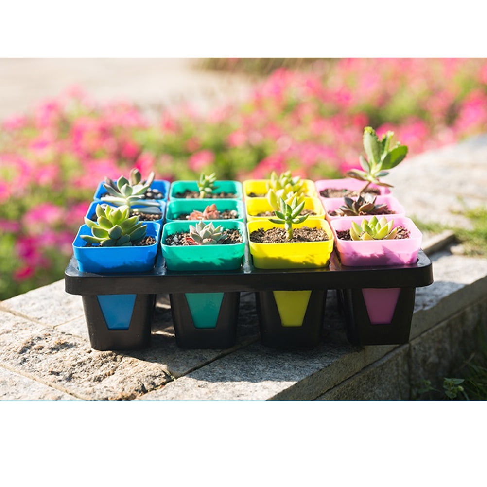 ORDDIART 3Pcs Black Storage Rack Style Flowerpot Tray Stand for Rack 11 ...