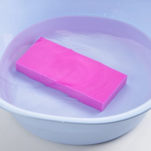 ORDDIART Shower Exfoliator Assorted Color Gentle Lather Sponge for Daily Use 3Pcs