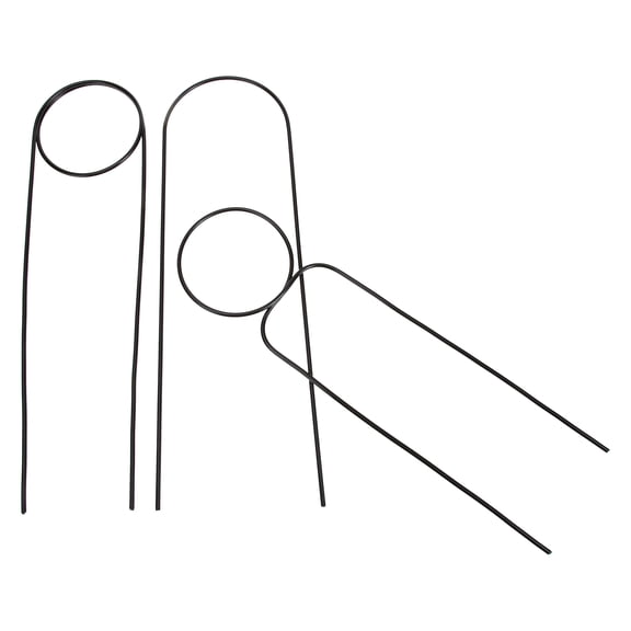 SOPOTUTU Sopotutu Decorative Iron Trellis for Garden Climbing Plants Black 3Pcs