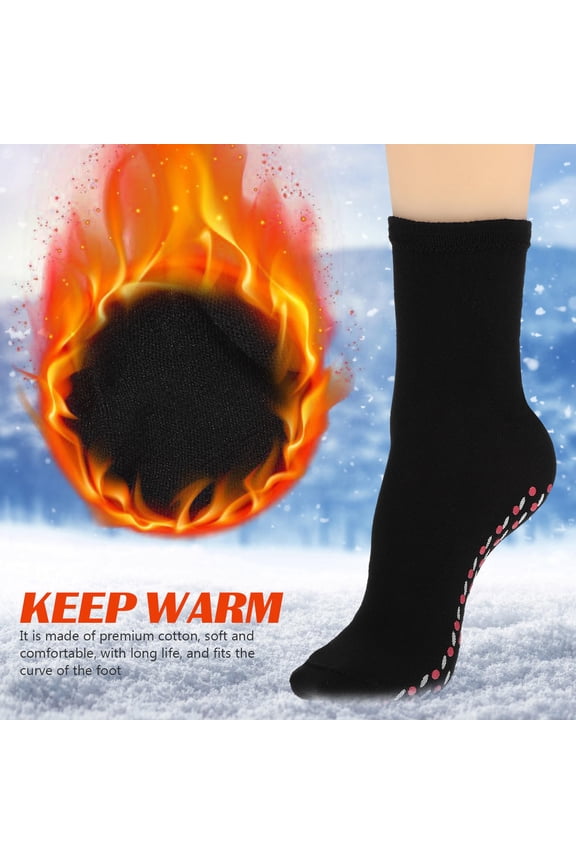 4 Pairs Heated Socks For Women Men Thermal Foot Warmers Design For Cold Weather Hiking Skiing