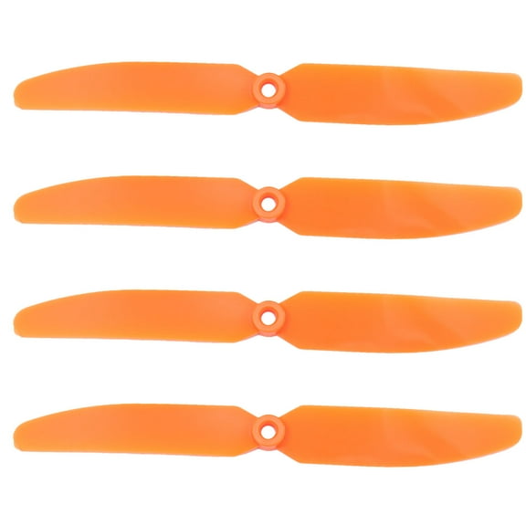 SOPOTUTU Rc Plane Propellers EP5030 Propeller Props Orange 4Pcs Direct Drive Hard Plastic