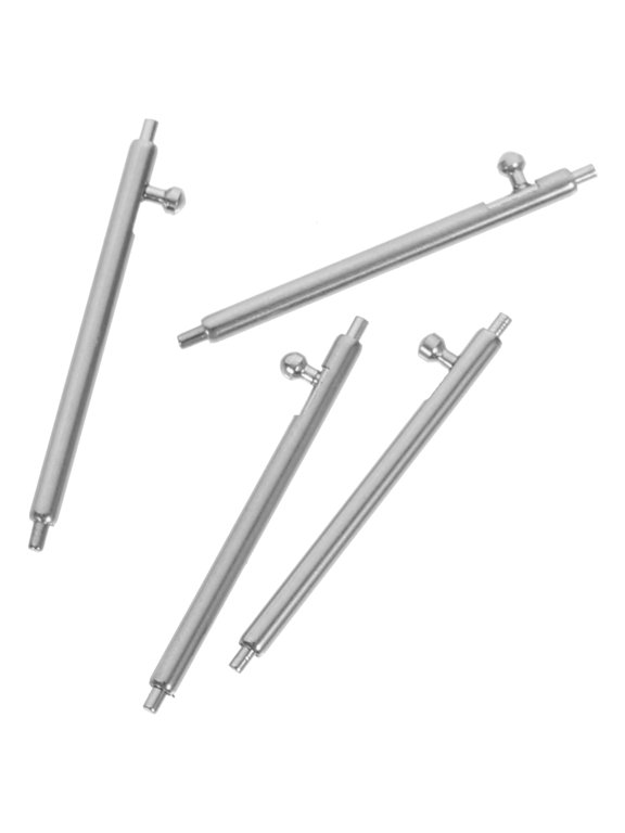 4Pcs Forked Small Fork Point Stainless Steel Strap Link Pin for Watch Band Spring Bars Replacement Tips Pin