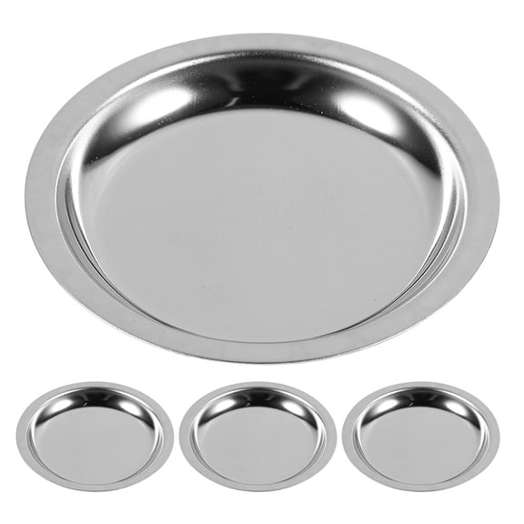 ORDDIART 4Pcs Metal Tea Bag Rest Dish Table Surface for Kitchen Use 2.16X2.16X0.20In