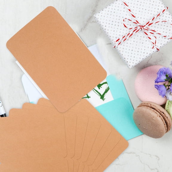 ORDDIART Set of 50 Vintage Blank Cards for Messages, Blessings, Notes, Invitations, and Greeting Cards