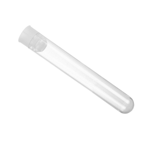 SOPOTUTU Clear White Plastic Tubes for Cosmetics, Compact and Easy to Clean, 50 Pieces, Ideal for Beauty and Storage