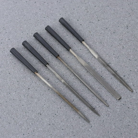 SOPOTUTU 5-Piece Coarse Tooth Rasp File Set for Quick Material Removal, Woodworking & Metal Shaping Tools Kit
