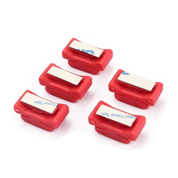 SOPOTUTU 5-Pack Red Rubber Headstock Accessories for Guitar, Bass & Ukulele - Easy Fit Replacement Parts
