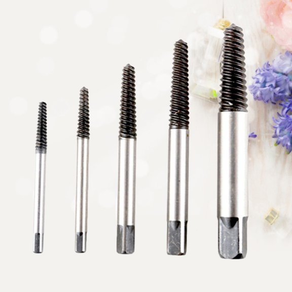 ORDDIART 5Pcs Screw Removal Tool DIY Enthusiasts Heavy Duty Black Oxide