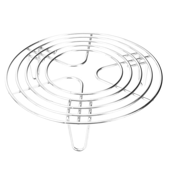 SOPOTUTU 1Pc Plated Silver Stainless Steel Steamer Stand Kitchen Use Stable Thickened Design