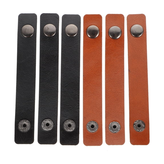 ORDDIART 6Pcs Black Storage Holder for Travel Essentials