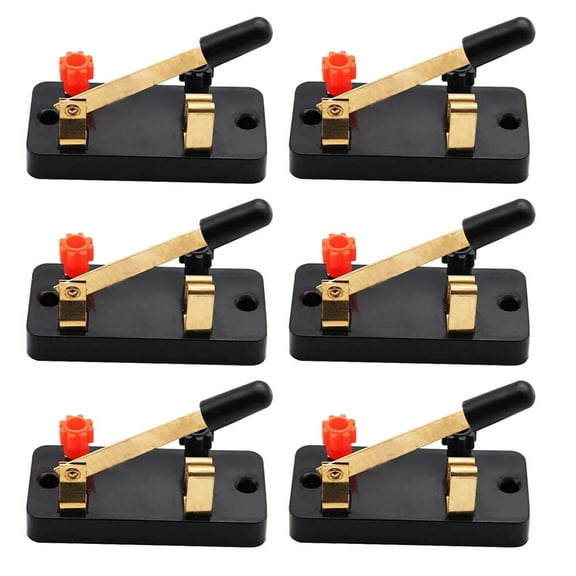 ORDDIART 6Pcs Single Pole Toggle Switch for Making and Breaking Electrical Connections