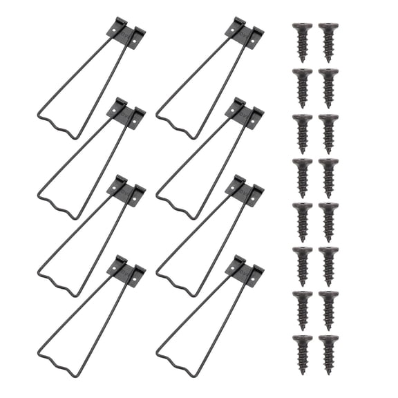 SOPOTUTU Easel Back Stand Set for Picture Frames, Iron Frame Support in Assorted Colors for Photos, Artwork Display