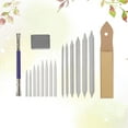 thumbnail image 1 of SOPOTUTU Back to School Sketch Tool Blending Paper Stumps Paper 17 Pieces, 1 of 8