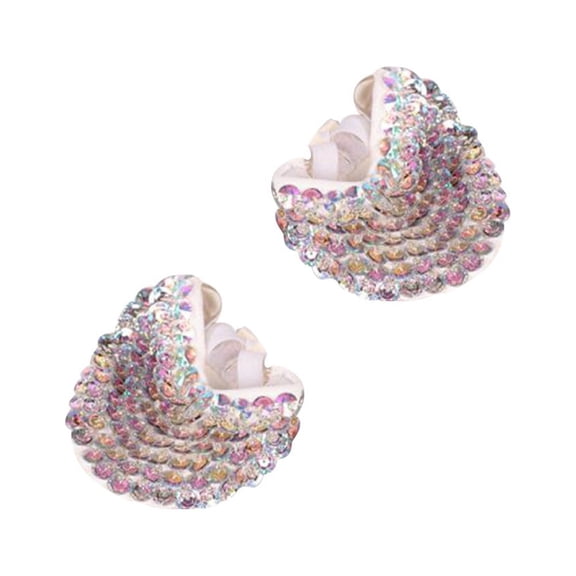 ORDDIART Ballet Shoes with Elastic Band 1 Pair Multi Color for Folk Dance Breathable and Durable