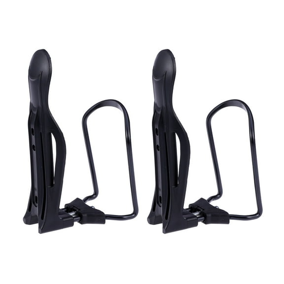 ORDDIART Bike Cup Holder 2Pcs Black Simple and Practical Water Bottle Carrier for Bicycle and Folding Bike
