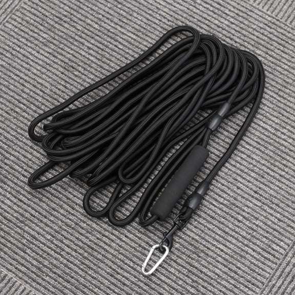 ORDDIART Black Nylon Hauling Cable 1Pack 393.70X0.91X0.91in for Dog Walking and Running