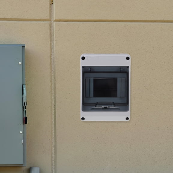 ORDDIART Distribution Box -5 Grey 12x4.4x3.6 Inch IP65 Certified Electrical Panel for Home Use 1 Piece