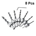 thumbnail image 1 of SOPOTUTU 7-Piece Countersink Drill Bit Set for Precision Drilling in Metal, Wood, Plastic - Engineer Tools, 1 of 8