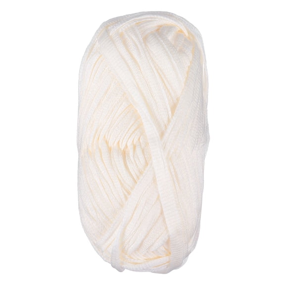ORDDIART DIY Cord Knitting Cord White Acrylic 1 Roll for Weaving and Knitting 11.8X2756in